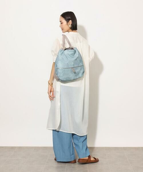 MK MICHEL KLEIN BAG / エムケーミッシェルクランバッグ トートバッグ | [2WAY/A4サイズ対応]シルバーラメアクセント変形トートバッグ | 詳細25