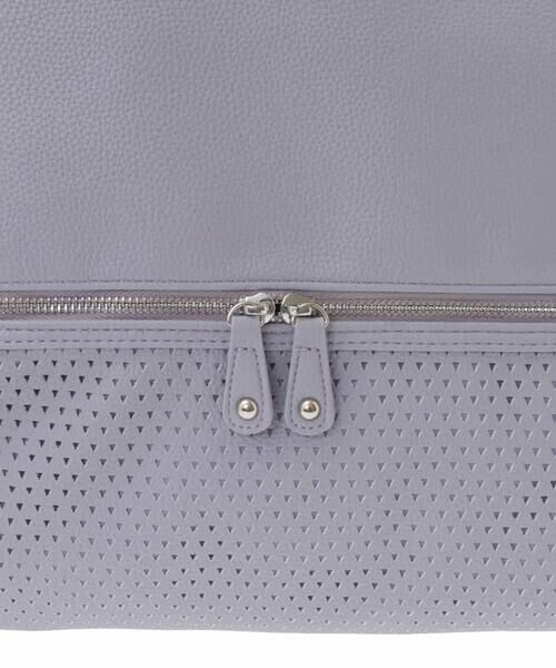 MK MICHEL KLEIN BAG / エムケーミッシェルクランバッグ トートバッグ | [2WAY/A4サイズ対応]パンチングデザイン変形トートバッグ | 詳細15