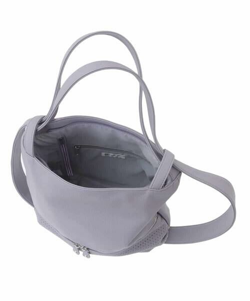 MK MICHEL KLEIN BAG / エムケーミッシェルクランバッグ トートバッグ | [2WAY/A4サイズ対応]パンチングデザイン変形トートバッグ | 詳細16