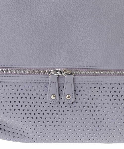 MK MICHEL KLEIN BAG / エムケーミッシェルクランバッグ トートバッグ | [2WAY]パンチングデザイン変形ミニトートバッグ | 詳細14