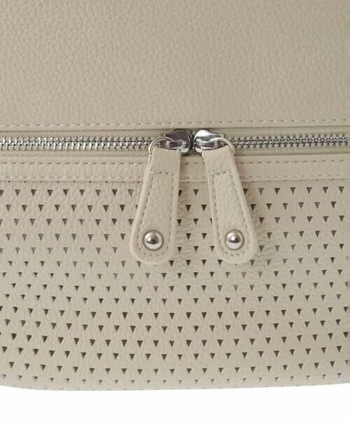 MK MICHEL KLEIN BAG / エムケーミッシェルクランバッグ トートバッグ | [2WAY]パンチングデザイン変形ミニトートバッグ | 詳細18