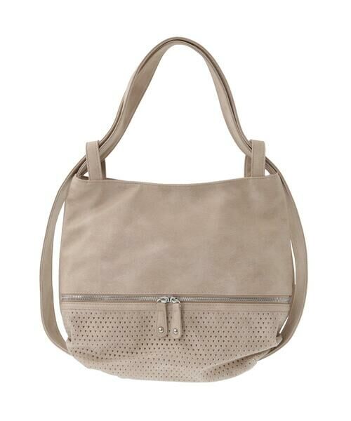 MK MICHEL KLEIN BAG / エムケーミッシェルクランバッグ トートバッグ | [2WAY]パンチングデザイン変形ミニトートバッグ | 詳細20