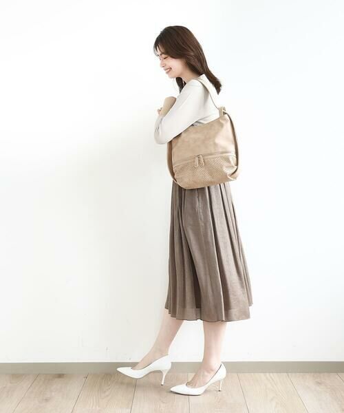 MK MICHEL KLEIN BAG / エムケーミッシェルクランバッグ トートバッグ | [2WAY]パンチングデザイン変形ミニトートバッグ | 詳細24