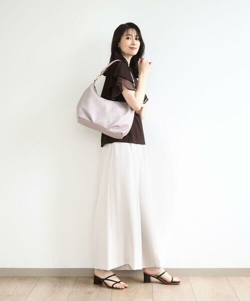 MK MICHEL KLEIN BAG / エムケーミッシェルクランバッグ トートバッグ | [2WAY]フラワーパンチングデザイントートバッグ | 詳細17