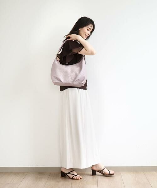 MK MICHEL KLEIN BAG / エムケーミッシェルクランバッグ トートバッグ | [2WAY]フラワーパンチングデザイントートバッグ | 詳細18