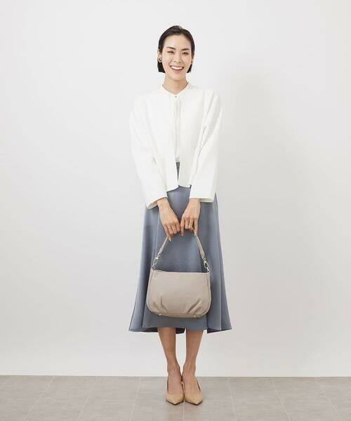 MK MICHEL KLEIN BAG / エムケーミッシェルクランバッグ トートバッグ | [2WAY]ギャザーポイントワンハンドルバッグ | 詳細14