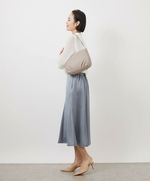 MK MICHEL KLEIN BAG / エムケーミッシェルクランバッグ トートバッグ | [2WAY]ギャザーポイントワンハンドルバッグ | 詳細15