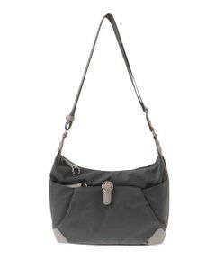 MK MICHEL KLEIN BAG / エムケーミッシェルクランバッグ ショルダーバッグ | [撥水/500g以下の軽量]レザーポイントナイロンショルダーバッグ