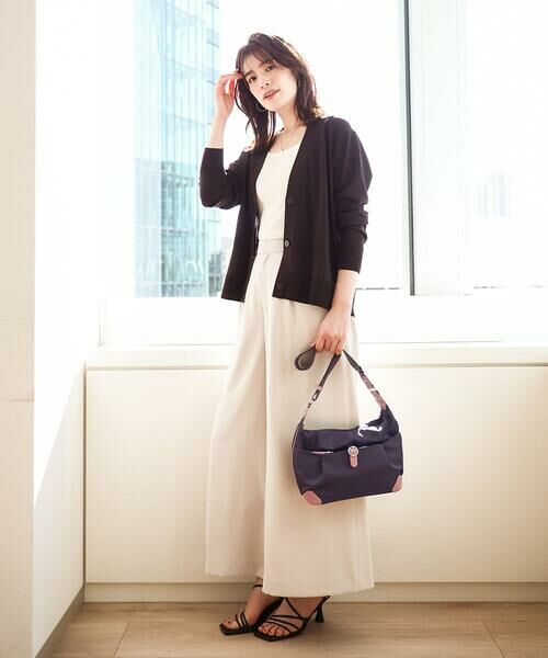 MK MICHEL KLEIN BAG / エムケーミッシェルクランバッグ ショルダーバッグ | [撥水/500g以下の軽量]レザーポイントナイロンショルダーバッグ | 詳細24