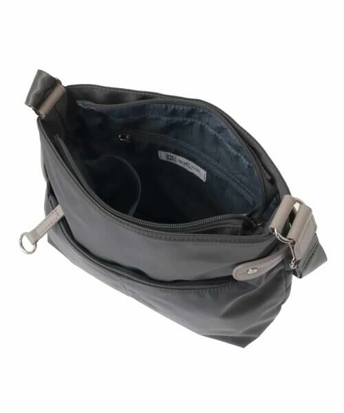 MK MICHEL KLEIN BAG / エムケーミッシェルクランバッグ ショルダーバッグ | [撥水/500g以下の軽量]アクセントレザースクエアショルダーバッグ | 詳細14
