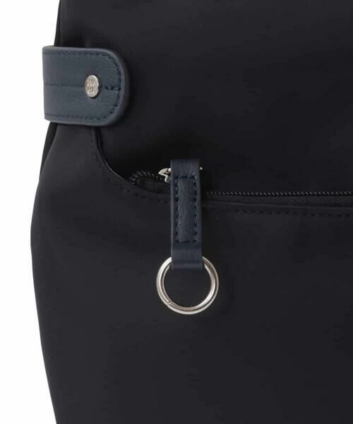 MK MICHEL KLEIN BAG / エムケーミッシェルクランバッグ ショルダーバッグ | [撥水/500g以下の軽量]アクセントレザースクエアショルダーバッグ | 詳細15