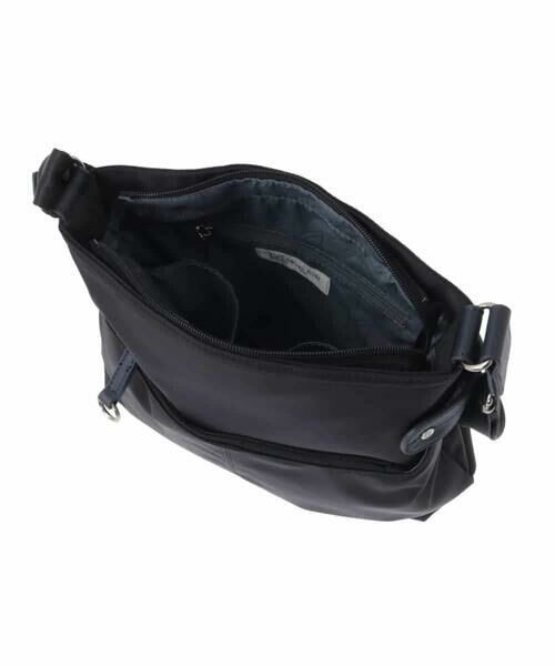 MK MICHEL KLEIN BAG / エムケーミッシェルクランバッグ ショルダーバッグ | [撥水/500g以下の軽量]アクセントレザースクエアショルダーバッグ | 詳細17