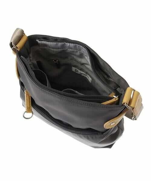 MK MICHEL KLEIN BAG / エムケーミッシェルクランバッグ ショルダーバッグ | [撥水/500g以下の軽量]アクセントレザースクエアショルダーバッグ | 詳細19