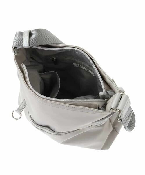 MK MICHEL KLEIN BAG / エムケーミッシェルクランバッグ ショルダーバッグ | [撥水/500g以下の軽量]アクセントレザースクエアショルダーバッグ | 詳細22