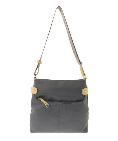 MK MICHEL KLEIN BAG / エムケーミッシェルクランバッグ ショルダーバッグ | [撥水/500g以下の軽量]アクセントレザースクエアショルダーバッグ | 詳細24