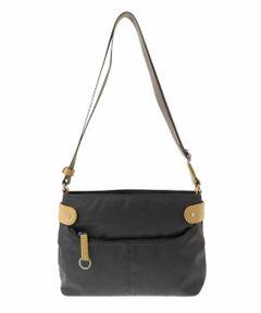 MK MICHEL KLEIN BAG / エムケーミッシェルクランバッグ ショルダーバッグ | [撥水/500g以下の軽量]アクセントレザーコンパクトショルダーバッグ