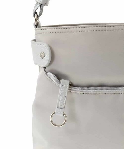MK MICHEL KLEIN BAG / エムケーミッシェルクランバッグ ショルダーバッグ | [撥水/500g以下の軽量]アクセントレザーコンパクトショルダーバッグ | 詳細20