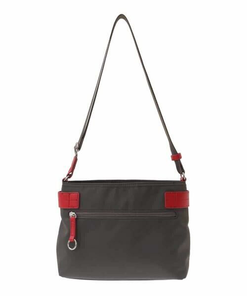 MK MICHEL KLEIN BAG / エムケーミッシェルクランバッグ ショルダーバッグ | [撥水/500g以下の軽量]アクセントレザーコンパクトショルダーバッグ | 詳細23