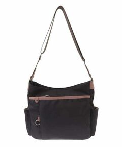 MK MICHEL KLEIN BAG / エムケーミッシェルクランバッグ ショルダーバッグ | [撥水/500g以下の軽量]アクセントレザーショルダーバッグ