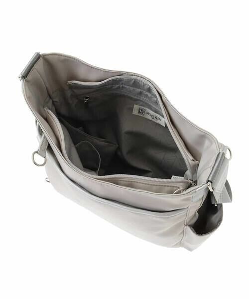 MK MICHEL KLEIN BAG / エムケーミッシェルクランバッグ ショルダーバッグ | [撥水/500g以下の軽量]アクセントレザーショルダーバッグ | 詳細22