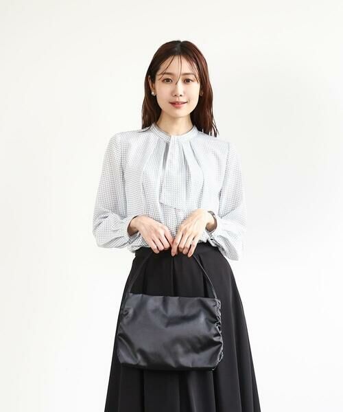 MK MICHEL KLEIN BAG / エムケーミッシェルクランバッグ トートバッグ | [2WAY]サイドギャザーサテントートバッグ | 詳細16