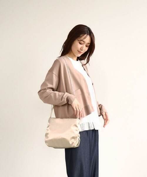 MK MICHEL KLEIN BAG / エムケーミッシェルクランバッグ トートバッグ | [2WAY]サイドギャザーサテントートバッグ | 詳細18