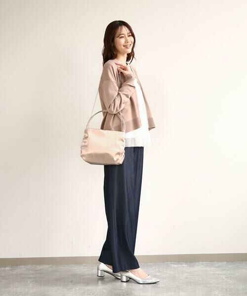 MK MICHEL KLEIN BAG / エムケーミッシェルクランバッグ トートバッグ | [2WAY]サイドギャザーサテントートバッグ | 詳細19