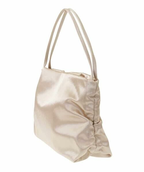 MK MICHEL KLEIN BAG / エムケーミッシェルクランバッグ トートバッグ | [2WAY]サイドギャザーサテントートバッグ | 詳細3