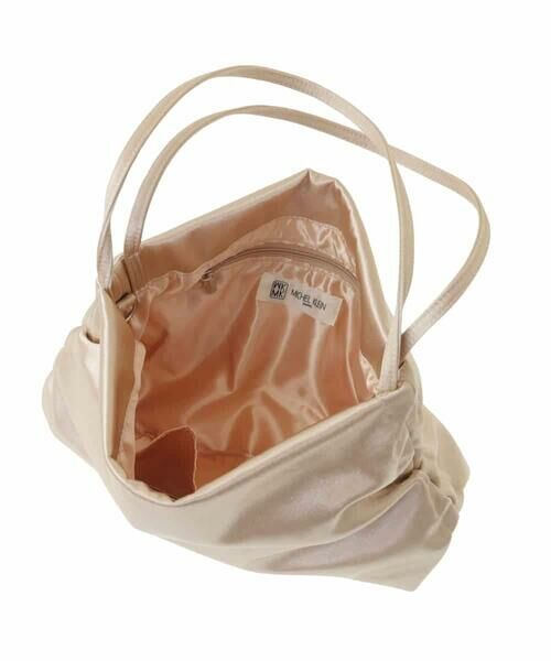 MK MICHEL KLEIN BAG / エムケーミッシェルクランバッグ トートバッグ | [2WAY]サイドギャザーサテントートバッグ | 詳細9