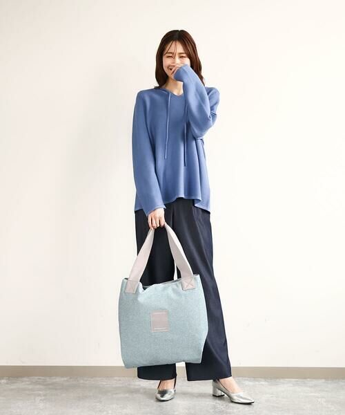 MK MICHEL KLEIN BAG / エムケーミッシェルクランバッグ トートバッグ | メタリックラメスクエアトートバッグ | 詳細21