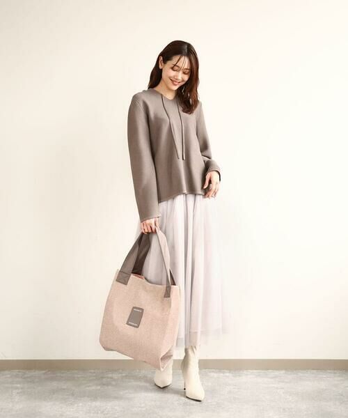 MK MICHEL KLEIN BAG / エムケーミッシェルクランバッグ トートバッグ | メタリックラメスクエアトートバッグ | 詳細22