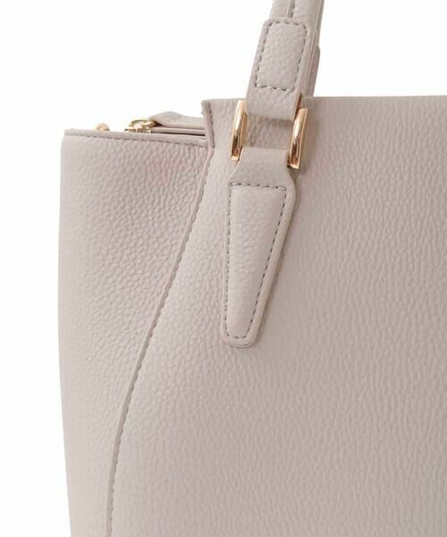 MK MICHEL KLEIN BAG / エムケーミッシェルクランバッグ トートバッグ | [2WAY]合成皮革ポイントデザイントートバッグ | 詳細13