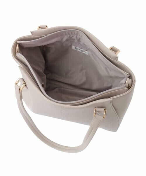 MK MICHEL KLEIN BAG / エムケーミッシェルクランバッグ トートバッグ | [2WAY]合成皮革ポイントデザイントートバッグ | 詳細14