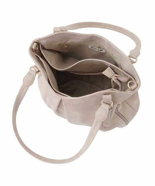 MK MICHEL KLEIN BAG / エムケーミッシェルクランバッグ トートバッグ | [2WAY]タックラウンドトートバッグ | 詳細15