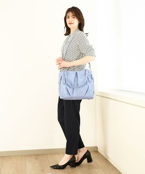 MK MICHEL KLEIN BAG / エムケーミッシェルクランバッグ トートバッグ | [2WAY]タックラウンドトートバッグ | 詳細16