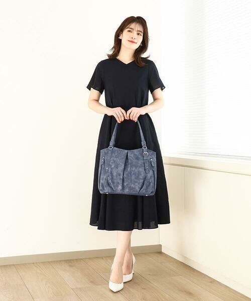 MK MICHEL KLEIN BAG / エムケーミッシェルクランバッグ トートバッグ | [2WAY]タックラウンドトートバッグ | 詳細17