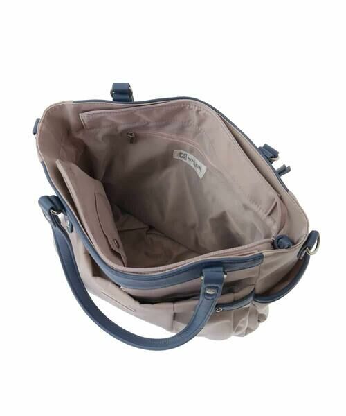 MK MICHEL KLEIN BAG / エムケーミッシェルクランバッグ トートバッグ | [撥水/2WAY]サイドポケットパイピングバッグ | 詳細10