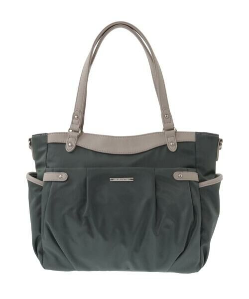 MK MICHEL KLEIN BAG / エムケーミッシェルクランバッグ トートバッグ | [撥水/2WAY]サイドポケットパイピングバッグ | 詳細11