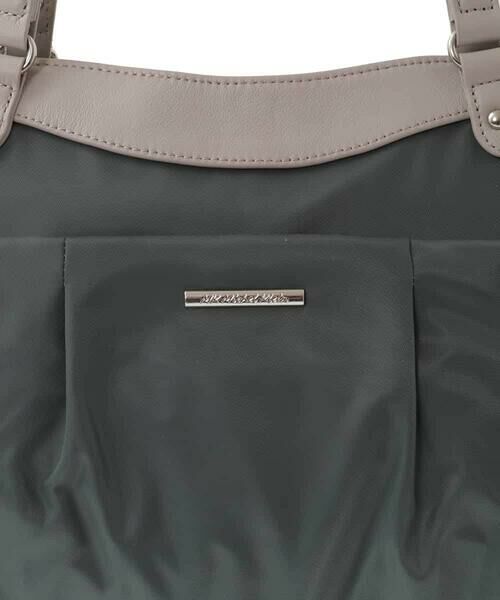 MK MICHEL KLEIN BAG / エムケーミッシェルクランバッグ トートバッグ | [撥水/2WAY]サイドポケットパイピングバッグ | 詳細12