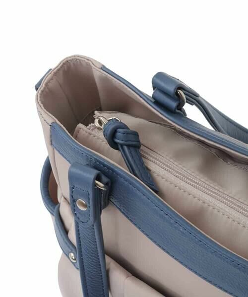 MK MICHEL KLEIN BAG / エムケーミッシェルクランバッグ トートバッグ | [撥水/2WAY]サイドポケットパイピングバッグ | 詳細6