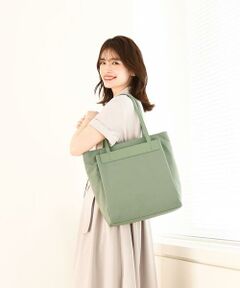 MK MICHEL KLEIN BAG / エムケーミッシェルクランバッグ トートバッグ | 異素材ジョイントスクエアトートバッグ