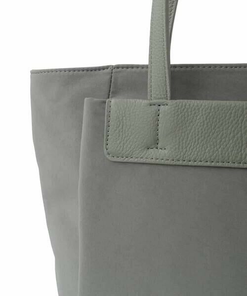 MK MICHEL KLEIN BAG / エムケーミッシェルクランバッグ トートバッグ | 異素材ジョイントスクエアトートバッグ | 詳細6