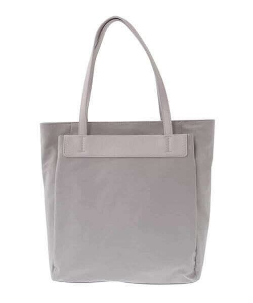 MK MICHEL KLEIN BAG/エムケーミッシェルクランバッグ 異素材ジョイントスクエアトートバッグ ライトグレー F MK MICHEL KLEIN BAG/エムケーミッシェルクランバッグ 異素材ジョイントスクエアトートバッグ ライトグレー F