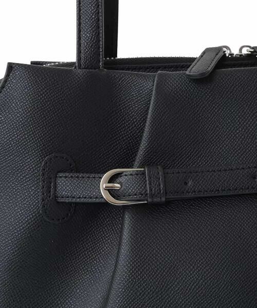 MK MICHEL KLEIN BAG / エムケーミッシェルクランバッグ トートバッグ | [2WAY]タックベルトデザイントートバッグ | 詳細14