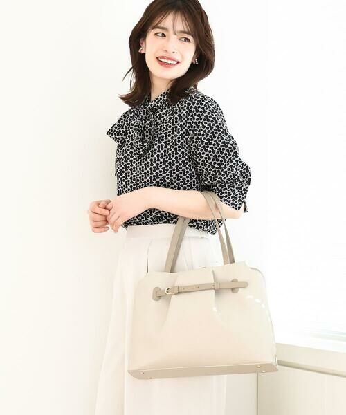 MK MICHEL KLEIN BAG / エムケーミッシェルクランバッグ トートバッグ | [2WAY]タックベルトデザイントートバッグ | 詳細16