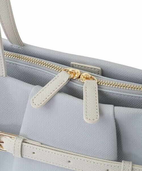 MK MICHEL KLEIN BAG / エムケーミッシェルクランバッグ トートバッグ | [2WAY]タックベルトデザイントートバッグ | 詳細5