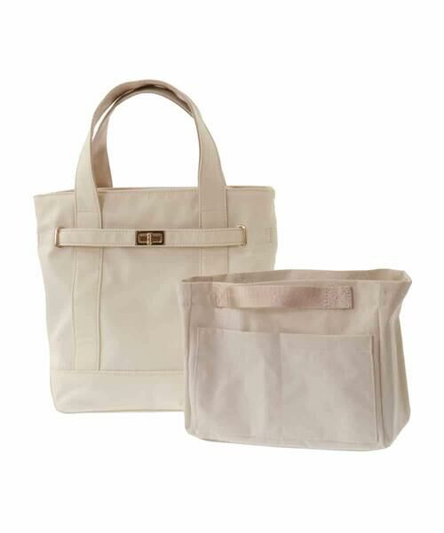 MK MICHEL KLEIN BAG / エムケーミッシェルクランバッグ トートバッグ | [収納アドバイザー監修/2WAY]インバッグ付きトートバッグ | 詳細22