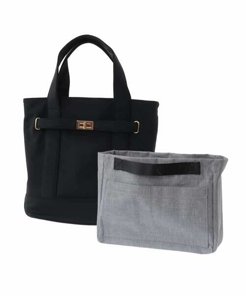 MK MICHEL KLEIN BAG / エムケーミッシェルクランバッグ トートバッグ | [収納アドバイザー監修/2WAY]インバッグ付きトートバッグ | 詳細25