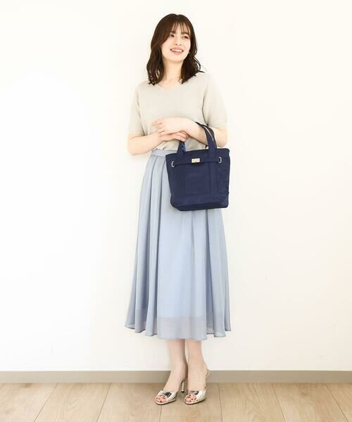 MK MICHEL KLEIN BAG / エムケーミッシェルクランバッグ トートバッグ | [収納アドバイザー監修/2WAY]インバッグ付きトートバッグ | 詳細27