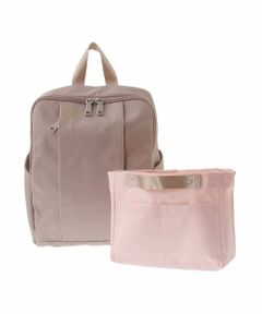 MK MICHEL KLEIN BAG / エムケーミッシェルクランバッグ リュック・バックパック | [撥水/収納アドバイザー監修]タックデザインコンパクトリュック